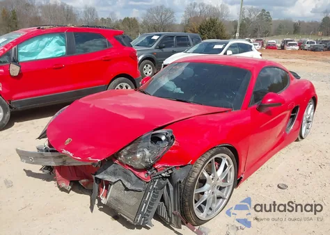 2014 Porsche Cayman S из США, поврежденный, VIN WP0AB2A89EK192769